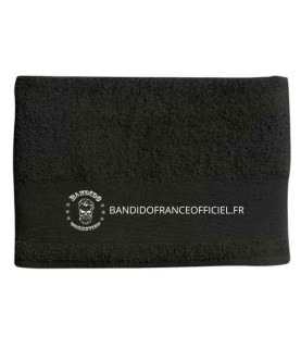 Serviette Visage homme noire BANDIDO